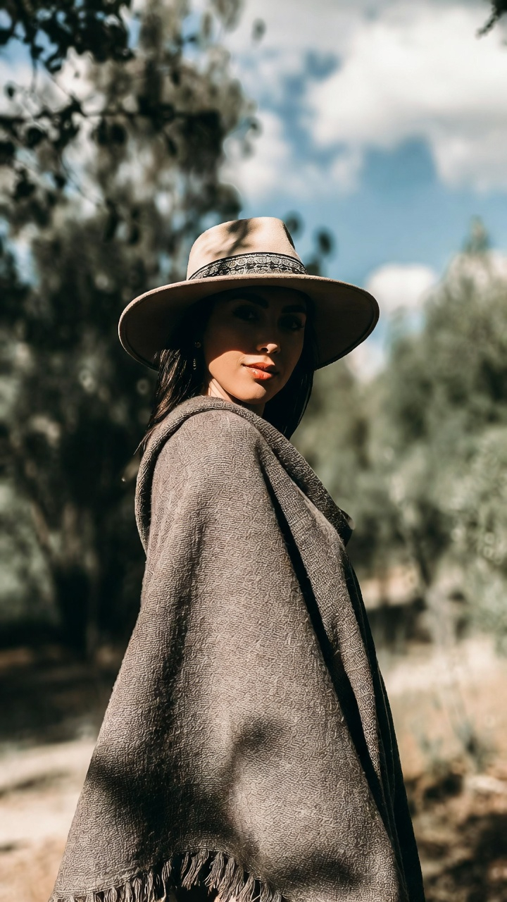 Poncho-style