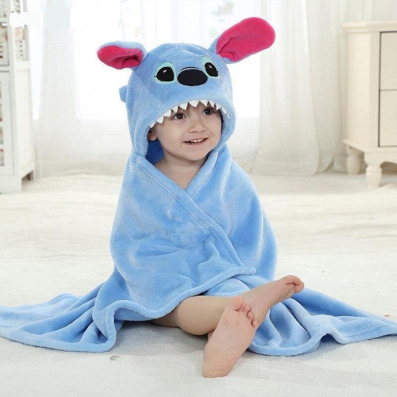 cape bain bébé flanelle