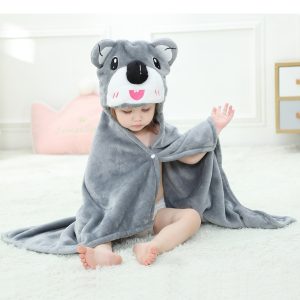 cape de bain bébé motif koala