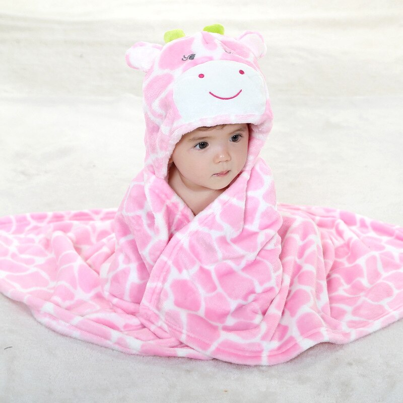 serviette bébé motif vache