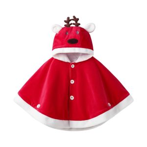 cape de Noël bébé en coton