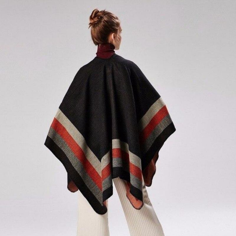 Poncho femme élégant