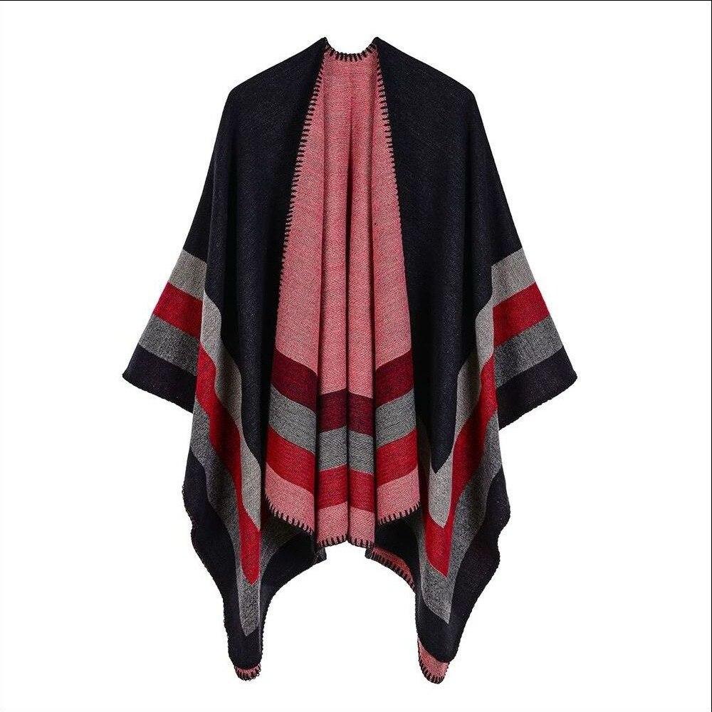 Style élégant poncho