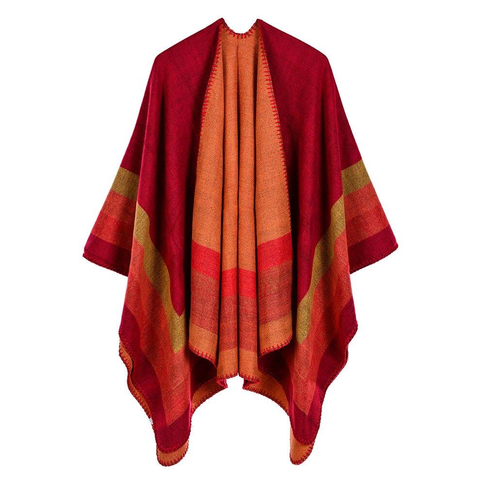 Poncho tissu doux
