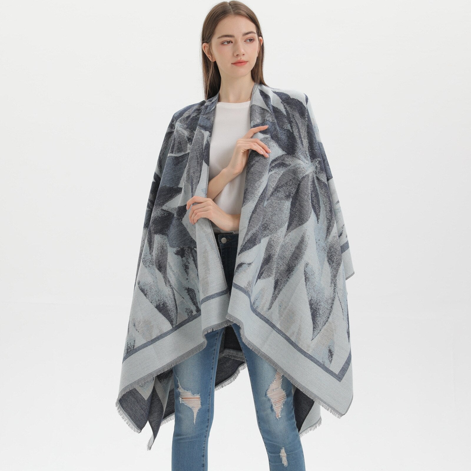 mode féminine poncho