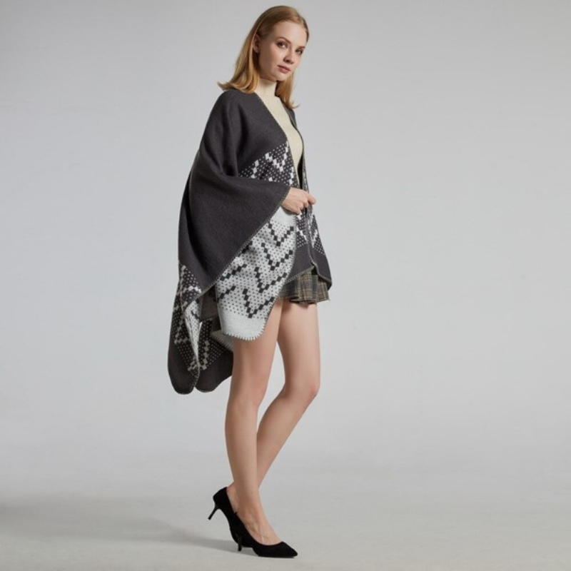 Gilet poncho mode