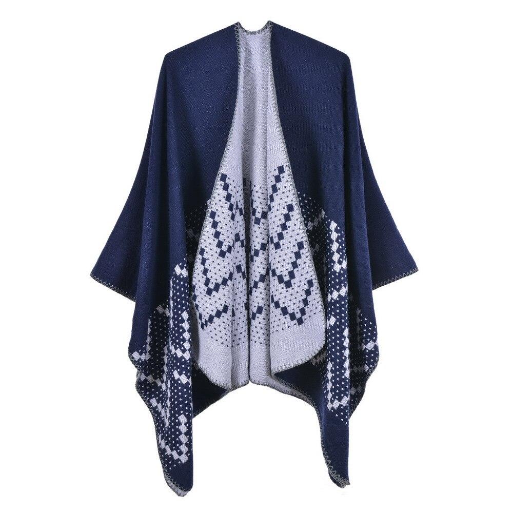 Poncho femme polyvalent