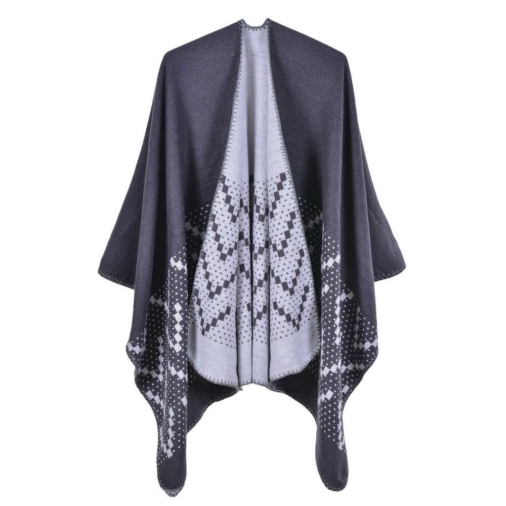 Mode poncho femme élégant