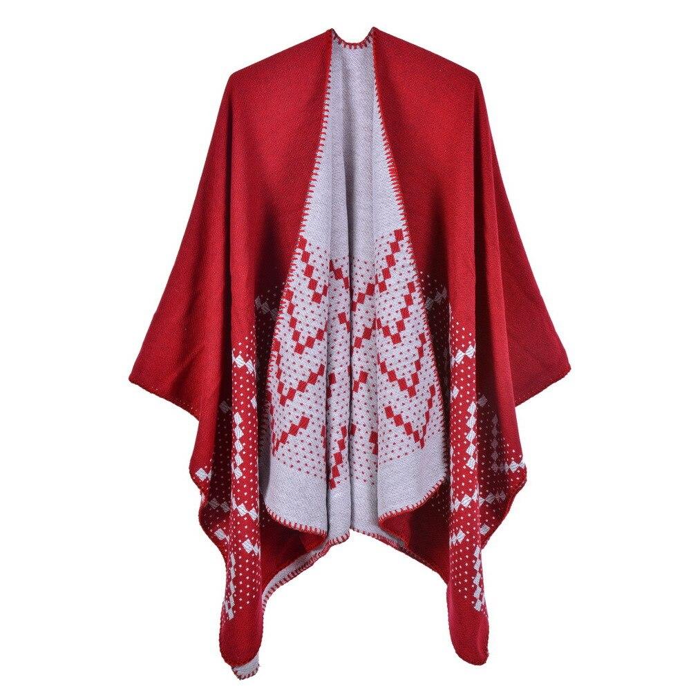 Poncho Femme en acrylique