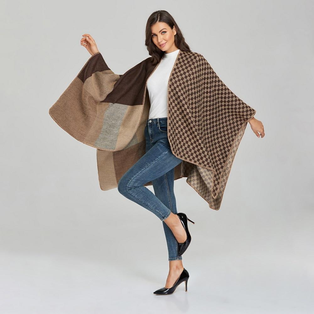 Accessoire mode grand poncho