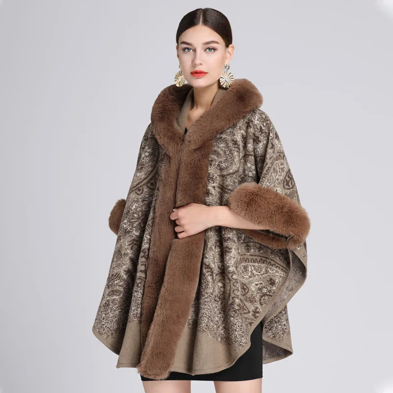 élégance manteau poncho