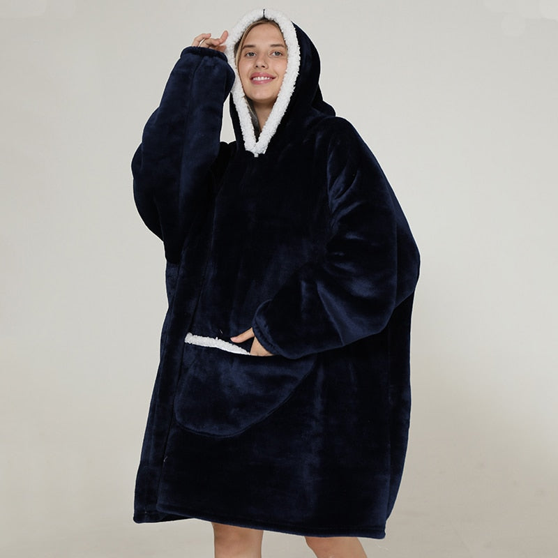 Plaid Poncho Adulte