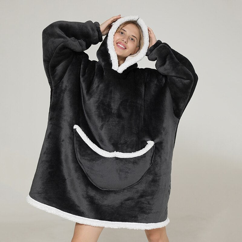 Poncho cosy pour la maison