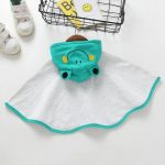 poncho bébé coloré