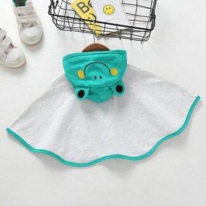 poncho bébé coloré