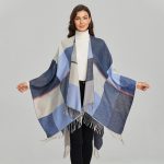 Poncho à Frange élégant