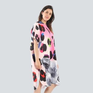 poncho bain chat confortable