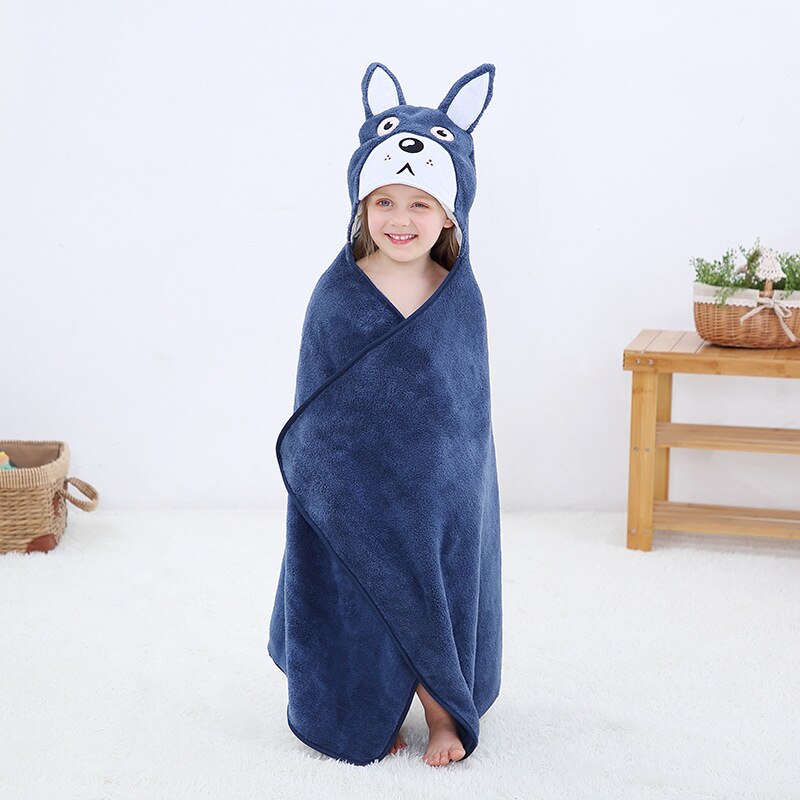 Poncho Bain Enfant Écureuil