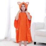 Poncho Bain Enfant motifs joyeux