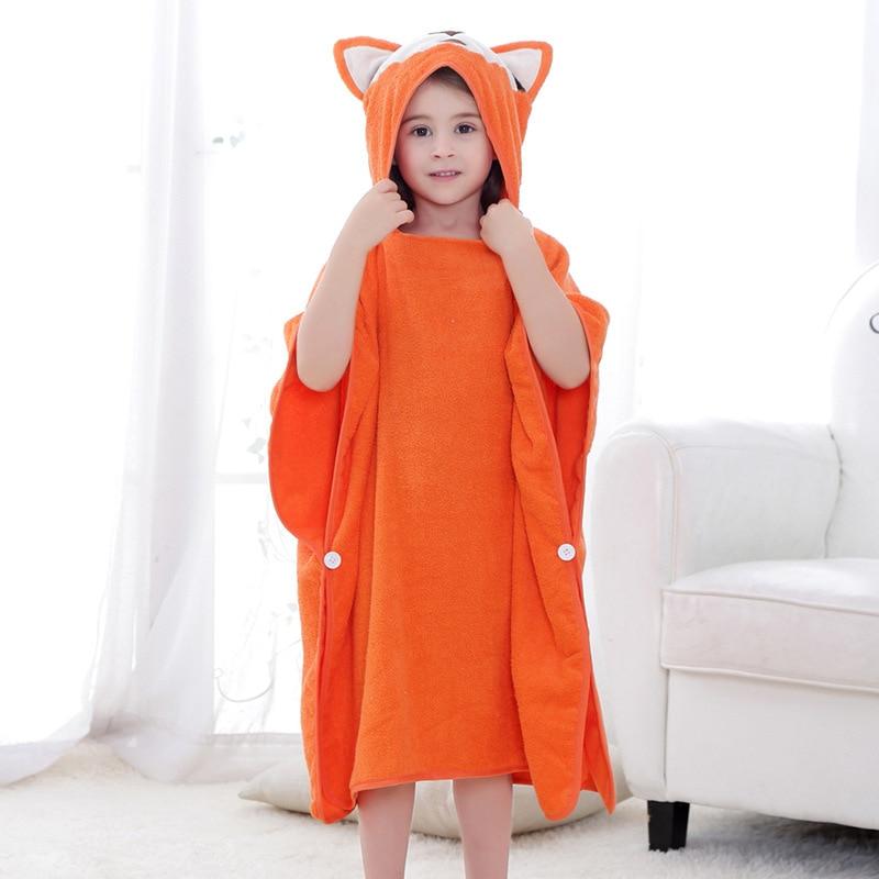 Poncho Bain Enfant motifs joyeux