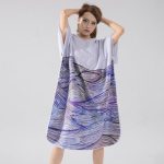 Poncho Bain Vague élégant
