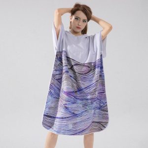Poncho Bain Vague élégant