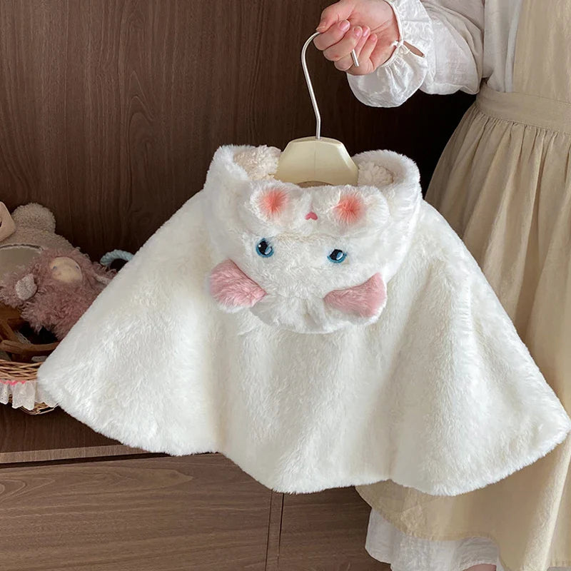 Poncho hiver enfant