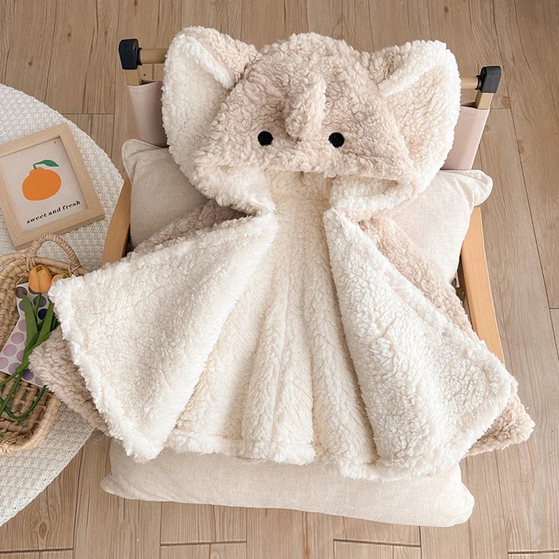 poncho enfant avec oreilles éléphant