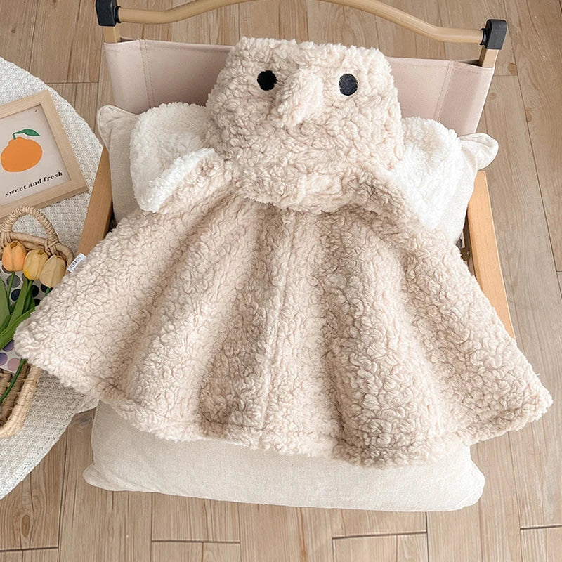 poncho éléphant beige