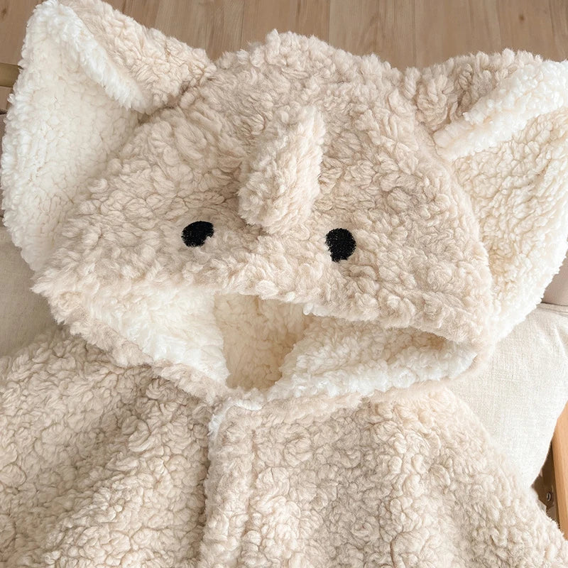poncho bébé chaleureux