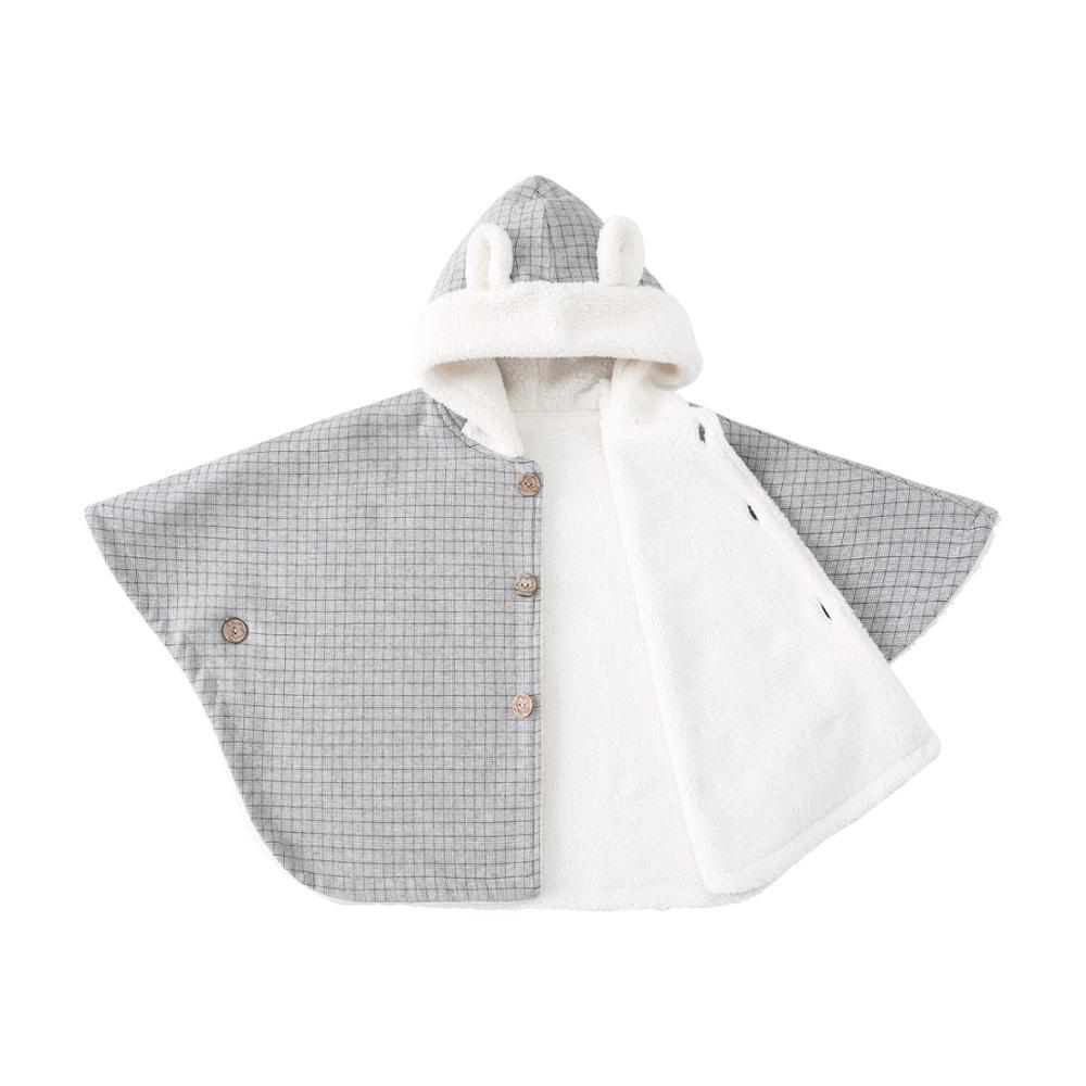 poncho avec capuche oreilles bébé