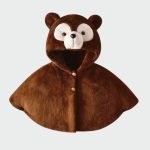 poncho bébé ours