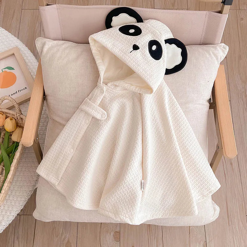 poncho enfant motif panda