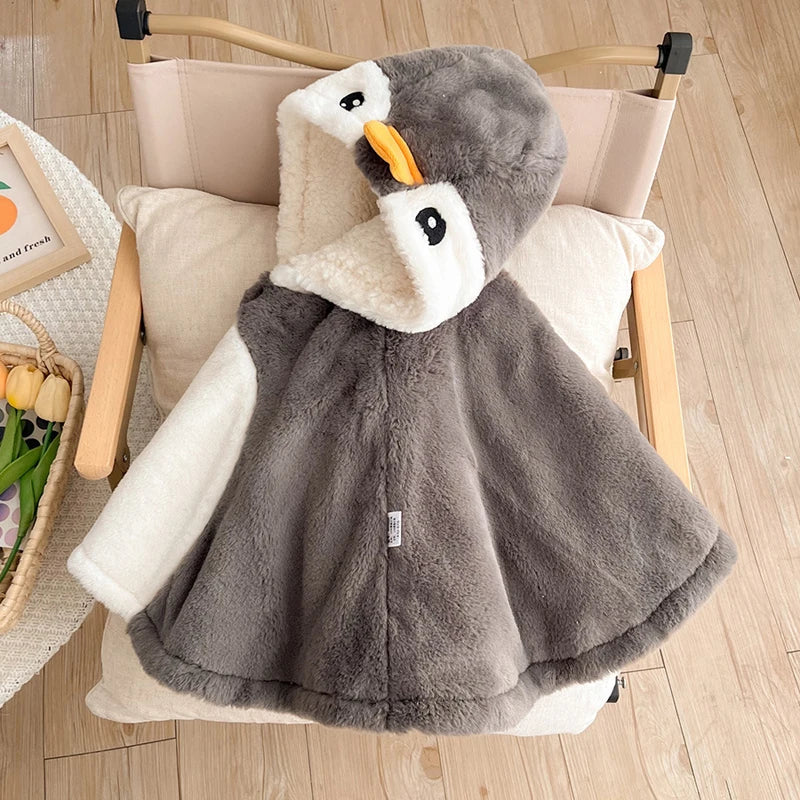 Poncho enfant hiver