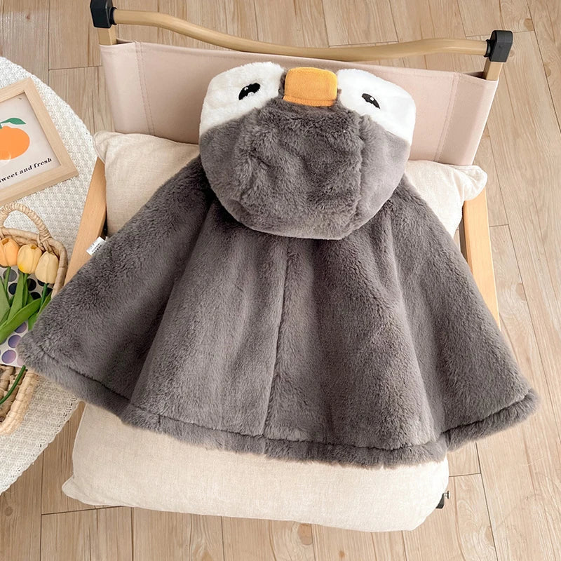 Poncho en coton bébé
