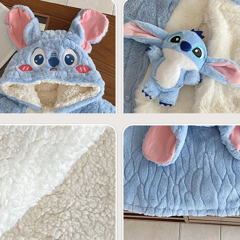 Stitch Poncho Enfant