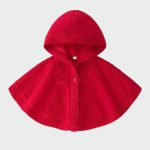 Poncho Bébé Rouge
