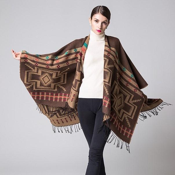 Poncho Bohème polyvalent