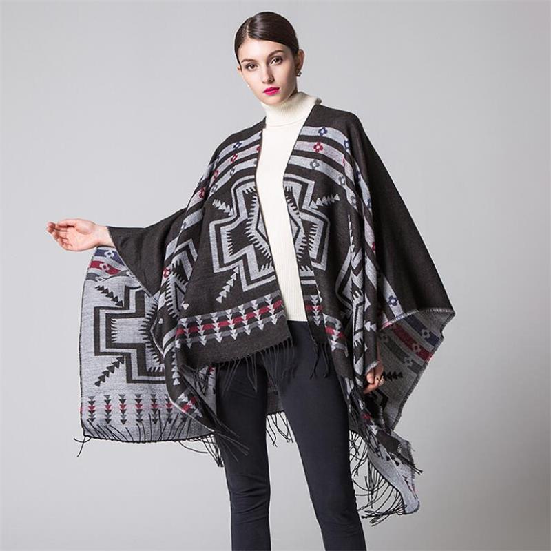 Poncho Bohème confortable