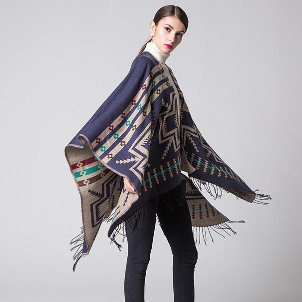 Poncho Bohème tendance