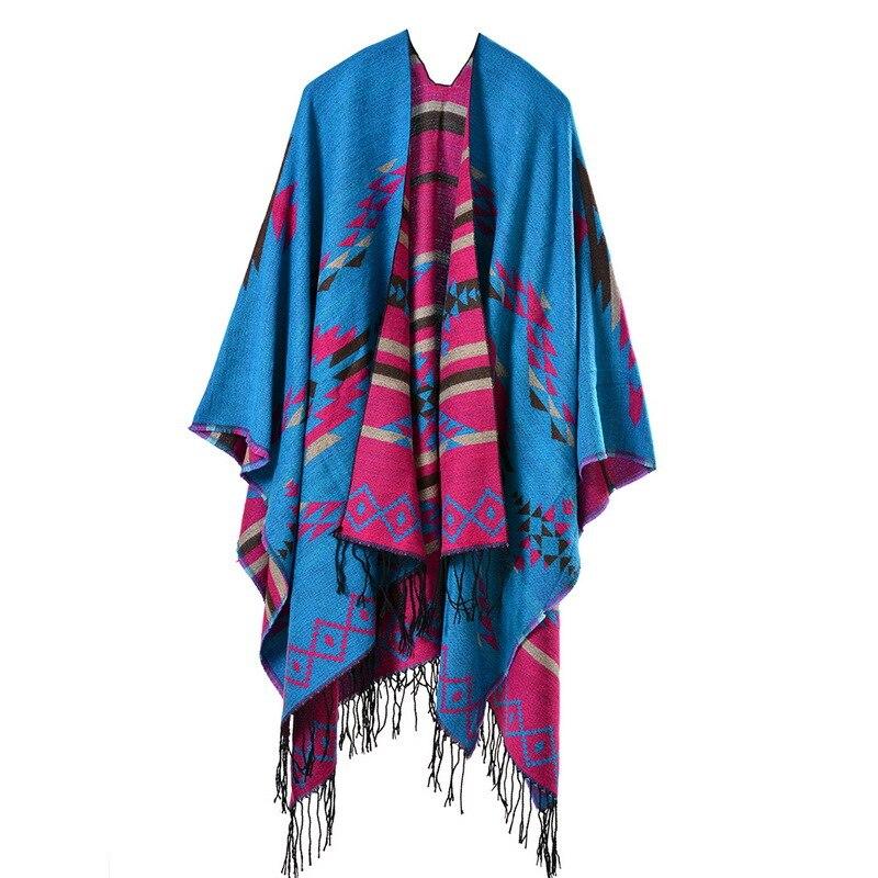 élégance bohème avec poncho