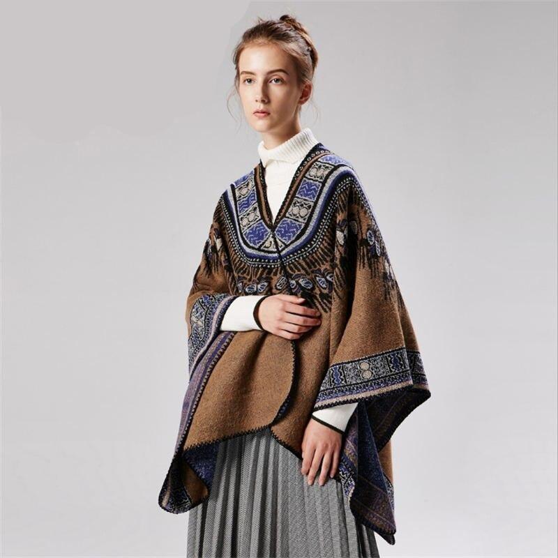Poncho Boho coupe fluide