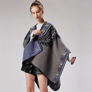 Poncho Boho élégant