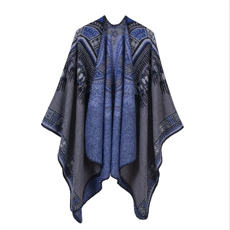 Mode responsable Poncho Boho