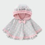 poncho capuche bébé