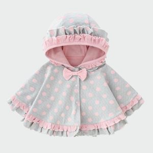 poncho capuche bébé