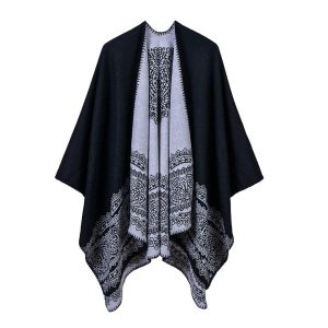 Poncho Châle en polyester