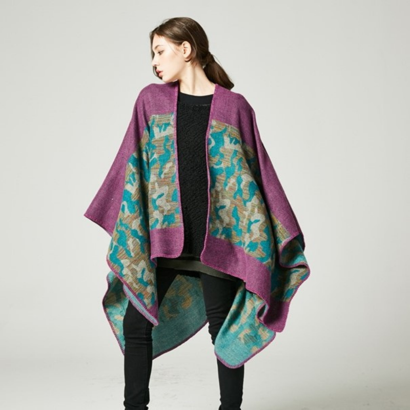 poncho pour l'hiver