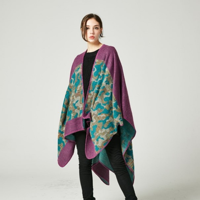 tenue poncho femme