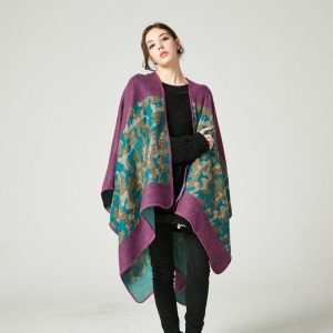 Poncho Chic Femme